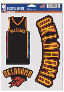 Oklahoma City Thunder 2036 City Edition Fan Pack Decal Auto Decal - Blue