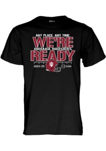 Indiana Hoosiers 2024 College Football Playoff Bound Short Sleeve T Shirt - Black