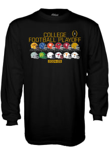 Mens Black  2024 College Football Playoff Bound All Team Helmets Tee