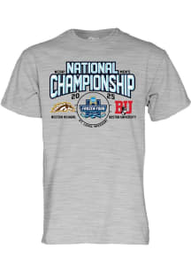 Western Michigan Broncos Grey vs Boston University 2025 Mens Hockey National Championship Bound Sh..