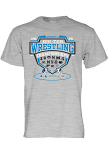 Big Ten 2025 Big Ten Wrestling Tournament Short Sleeve T Shirt - Grey