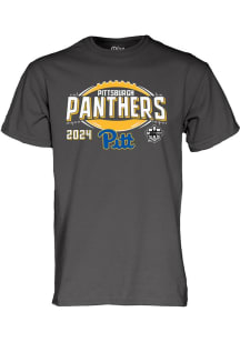 Pitt Panthers 2024 Gameabove Sports Bowl Short Sleeve T Shirt - Charcoal