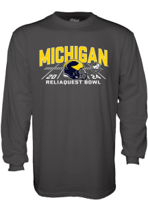 Mens Charcoal Michigan Wolverines 2024 Reliaquest Bowl Tee