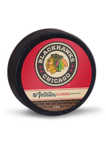 Chicago Blackhawks 2025 Winter Classic Hockey Puck