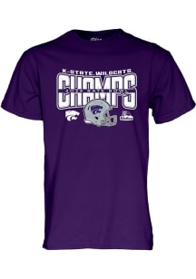 K-State Wildcats 2024 Rate Bowl Champions Short Sleeve T Shirt - Purple