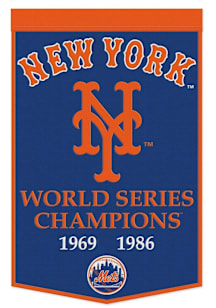 New York Mets 24x38 Celebration Banner - Blue