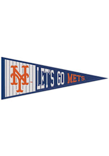 New York Mets 13x32 Slogan Pennant - Blue