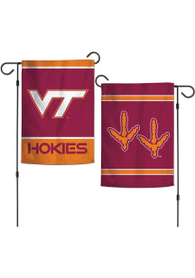 Virginia Tech Hokies 2 Sided Garden Flag - Maroon