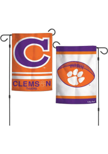 Clemson Tigers Vintage Garden Flag - Orange