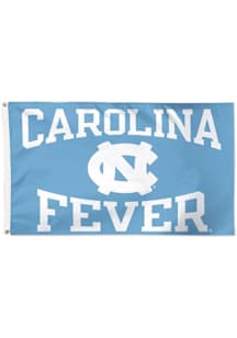 North Carolina Tar Heels Slogan Silk Screen Grommet Flag - Light Blue