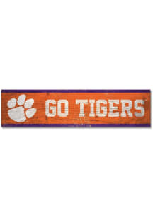 Clemson Tigers 1.5x6 Wood Magnet