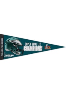 Philadelphia Eagles 2024 Super Bowl Champions 12x30 Pennant - Green
