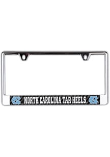 North Carolina Tar Heels Carbon Fiber License Plate Frame - Light Blue