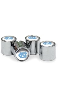 North Carolina Tar Heels 4pk Auto Accessory Valve Stem Cap