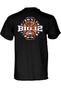 Blue 84 Big 12 Black Womens Basketball Tournament Short Sleeve T Shirt