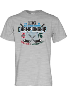 Big Ten 2025 Big Ten Hockey Tournament Short Sleeve T Shirt - Grey