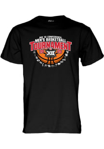 Big 12 Black Mens Basketball Tournament Short Sleeve T Shirt
