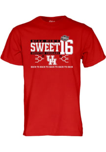 Houston Cougars Red MBB Sweet 16 2025 Short Sleeve T Shirt