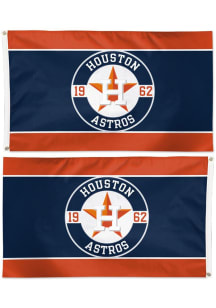 Houston Astros 3x5 Applique Silk Screen Grommet Flag - Navy Blue