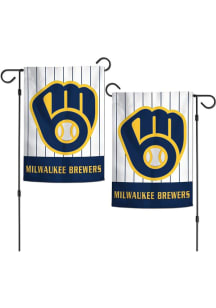 Milwaukee Brewers 12x18 Applique Garden Flag - Navy Blue
