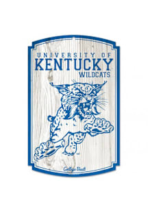 Kentucky Wildcats 11x17 Vault Wood Sign - Blue