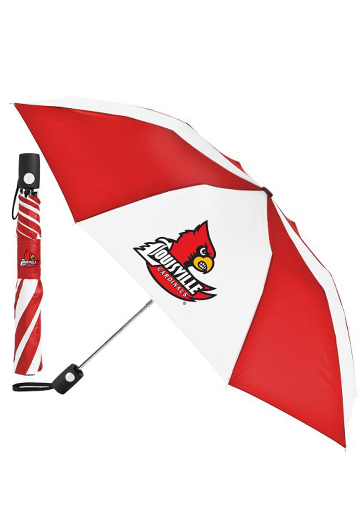 Louisville Cardinals Team Logo Umbrella