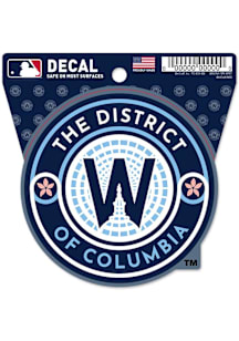 Washington Nationals City Connect Clean Cut Auto Decal - Red