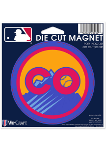 Colorado Rockies City Connect 5x5.25 Die Cut Magnet