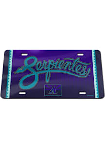 Arizona Diamondbacks Maroon City Connect Metallic Car Accessory License Plate