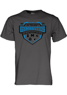 Big Ten 2025 Big Ten Mens Gymnastics Tournament Short Sleeve T Shirt - Charcoal