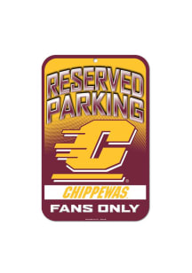 Central Michigan Chippewas Reserved Parking Sign