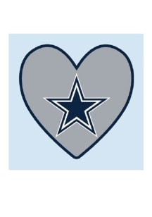 Dallas Cowboys Logo In Heart 4 Pack Tattoo