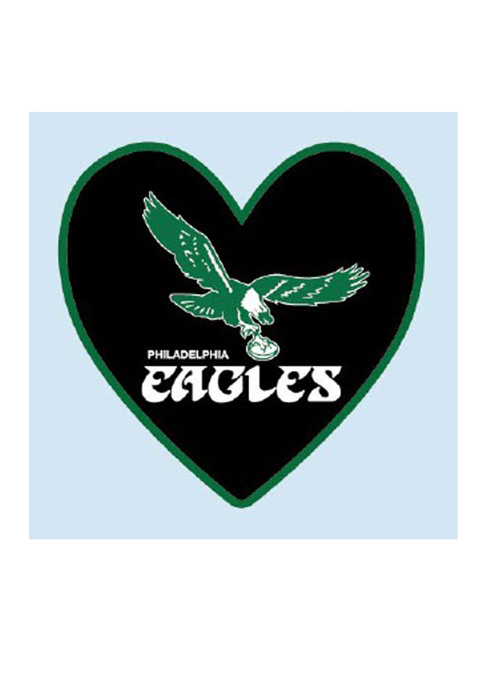 Philadelphia Eagles Logo In Heart 4 Pack Tattoo
