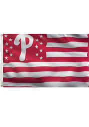 Philadelphia Phillies Stars and Stripes Grommet Red Silk Screen Grommet Flag