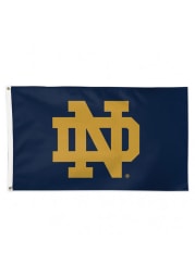 Notre Dame Fighting Irish Deluxe Grommet Blue Silk Screen Grommet Flag