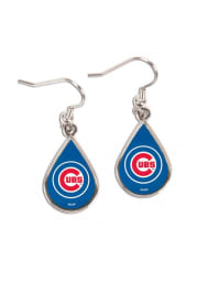 Chicago Cubs Teardrop Womens Earrings