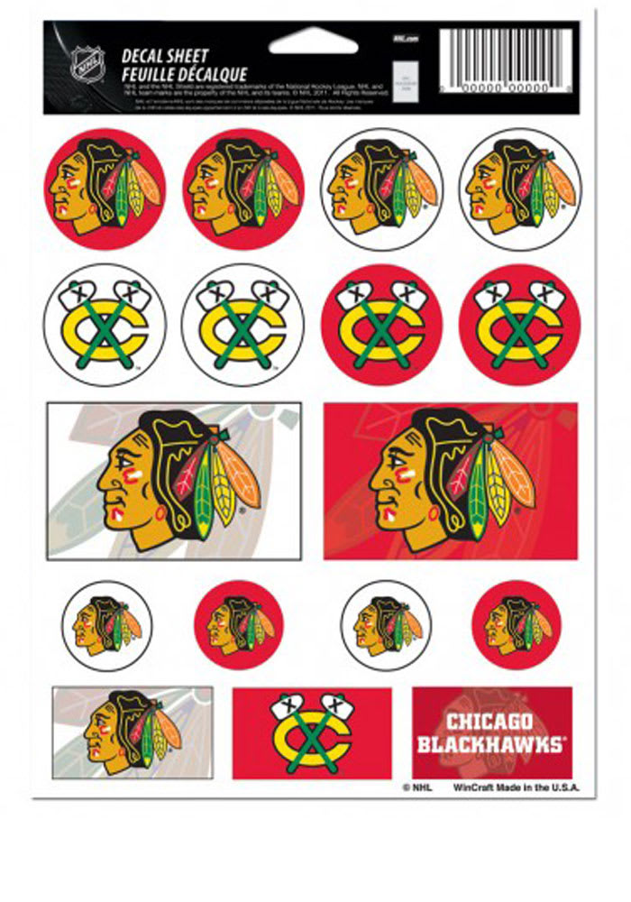 Chicago Blackhawks Team Logos Stickers
