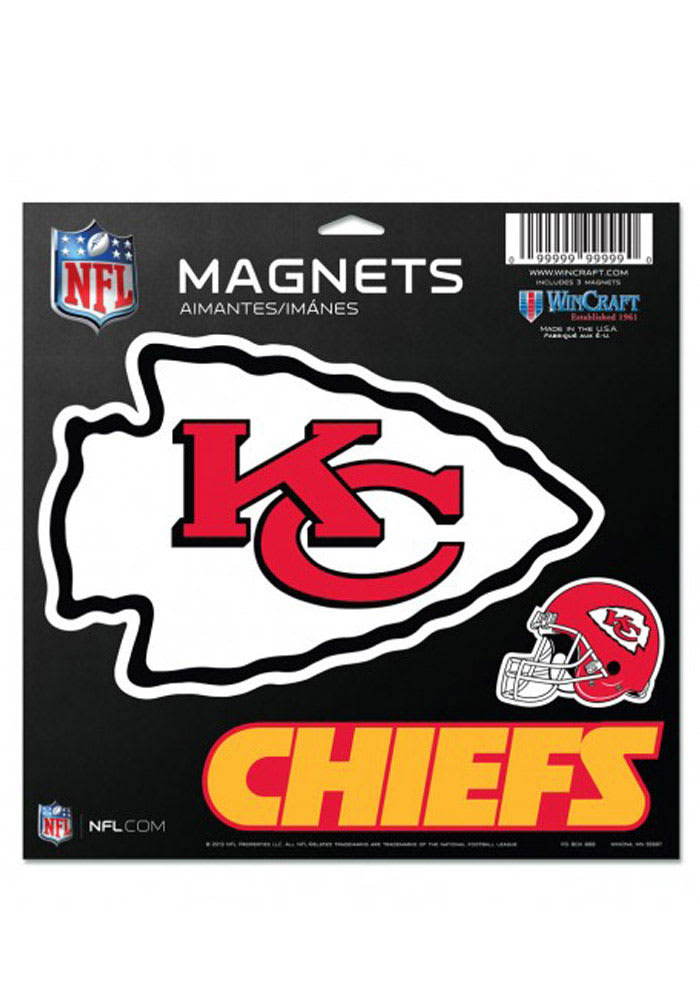 Kansas City Chiefs 11x11 Multi Pack Magnet