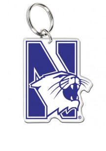Purple Northwestern Wildcats Premium Acrylic Keychain