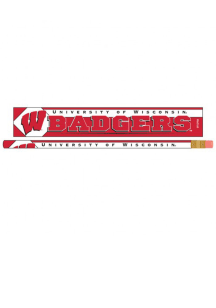 Wisconsin Badgers 6 pack Pencil