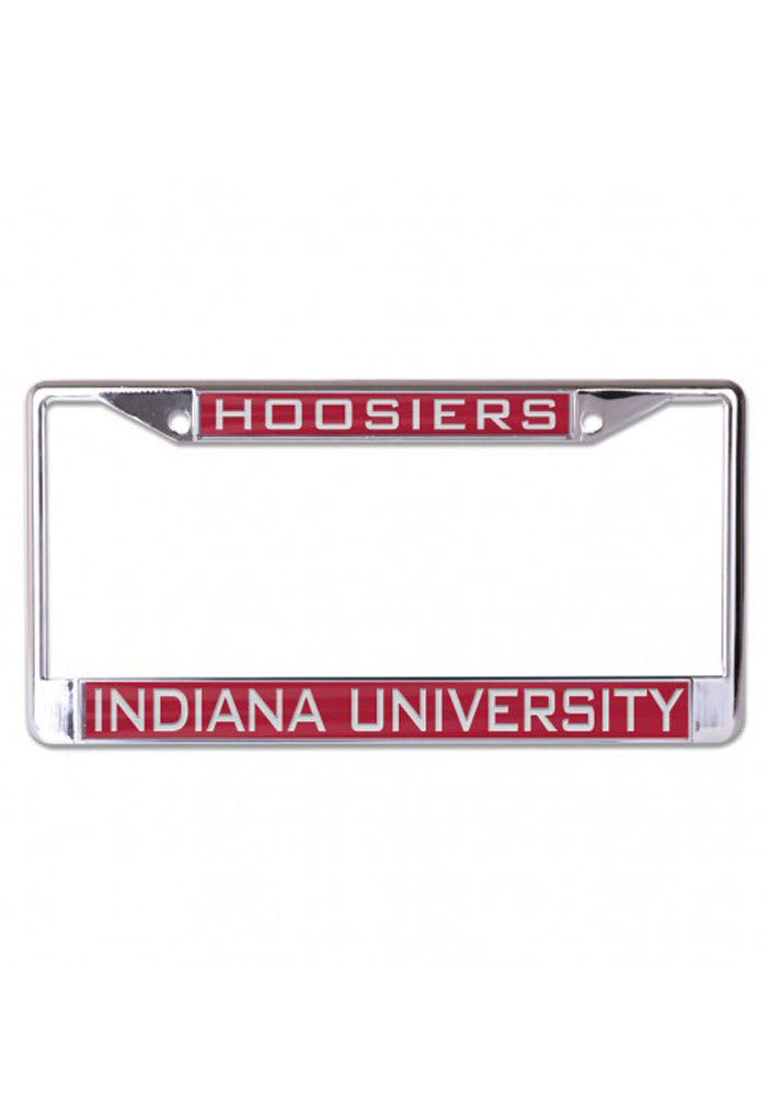 Indiana Hoosiers Team Name Inlaid License Frame