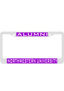 Northwestern Wildcats Purple  Alumni Inlaid License Frame