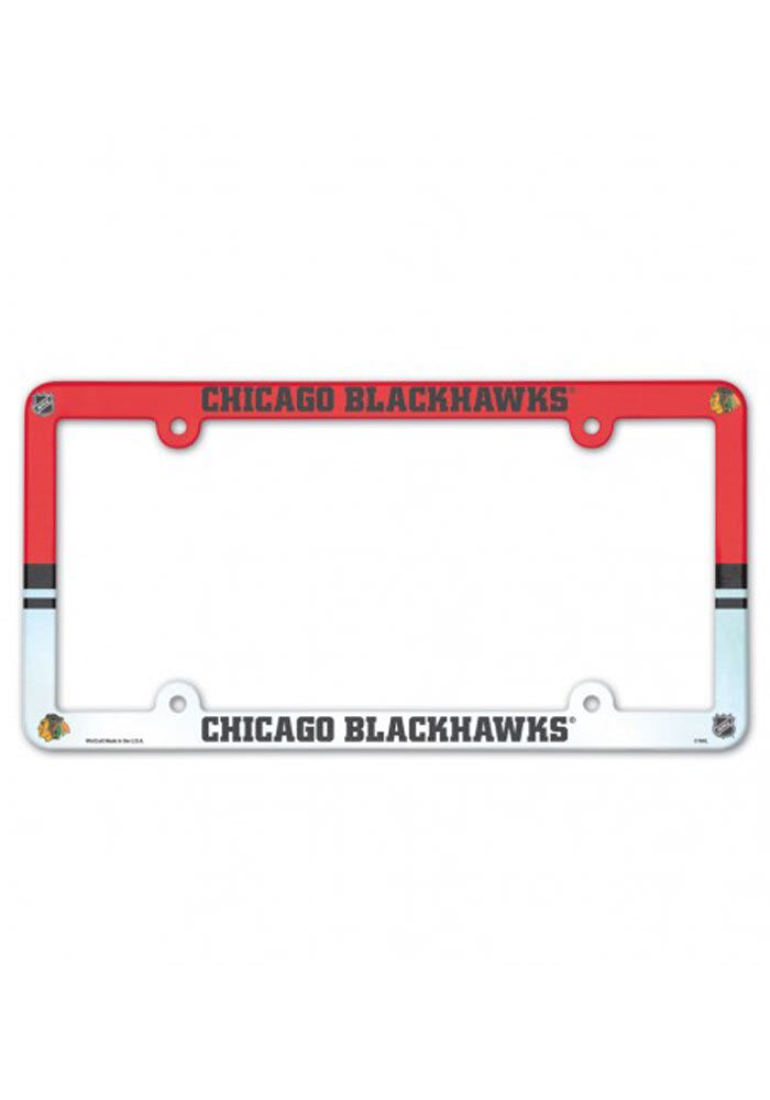 Chicago Blackhawks License Frame Chicago Blackhawks Plastic Full Color