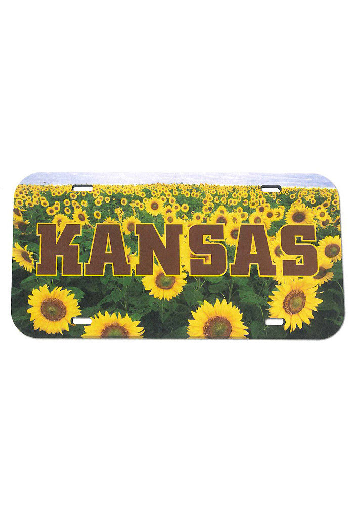 Kansas Field of Sunflowers Car Accessory License Plate