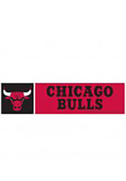 Chicago Bulls 3x12 Bumper Sticker - Red