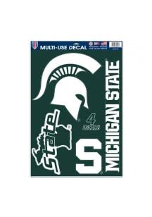 Michigan State Spartans Green  Multi Use Decal