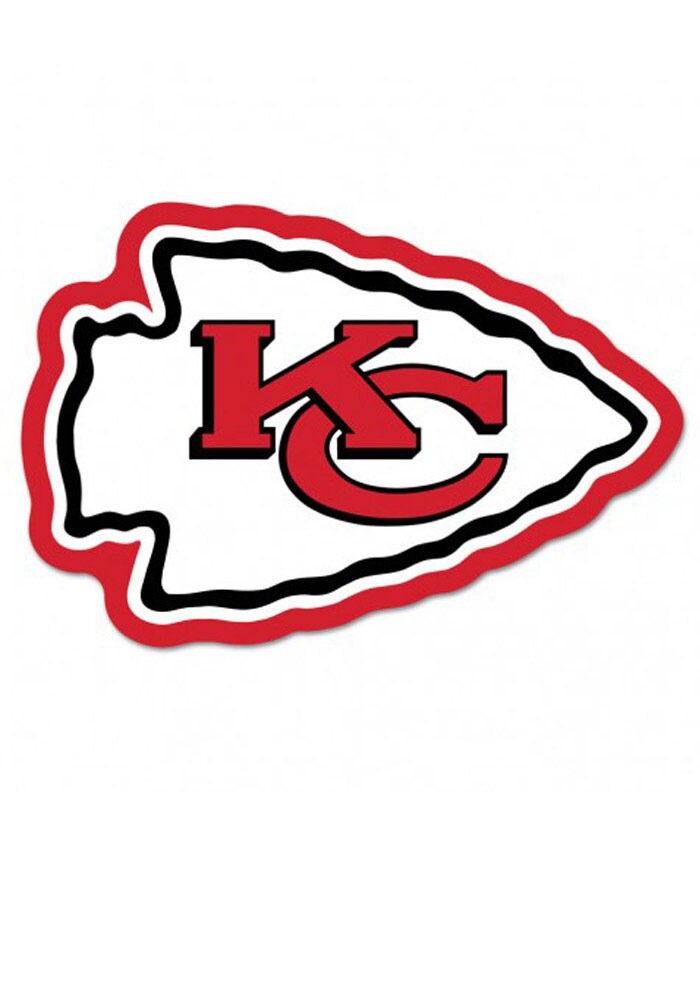 Kansas City Chiefs Logo 1.25 x 2 Universal Plastic Hitch Cover