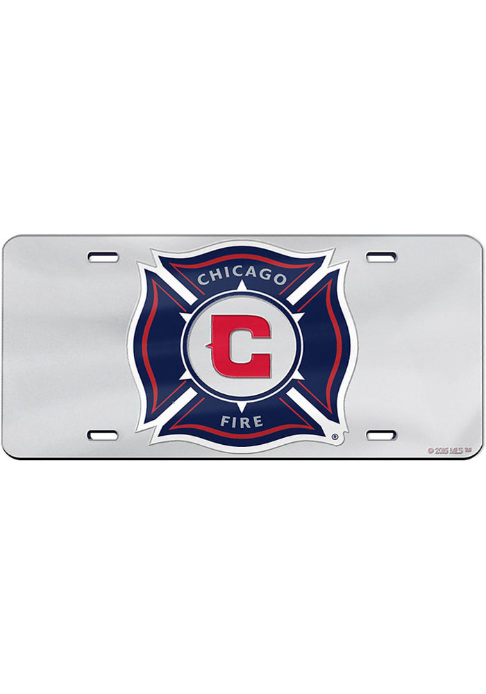 Chicago Fire Team Logo Car Accessory License Plate