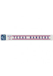 Texas Rangers Team Name Auto Strip - Red