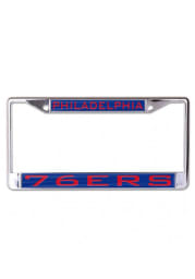 Philadelphia 76ers Team Name Inlaid License Frame